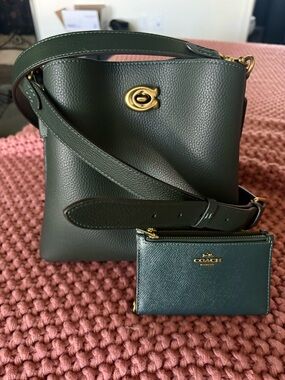 Coach Willow Bucket Bag with Matching Card Case